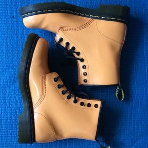 Doc Martens Orange Boots